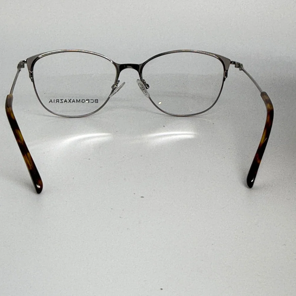 BCBGMAXAZRIA Eyeglasses Womens Tortoise Black Metal Frame‎ Glasses 52 15 130
